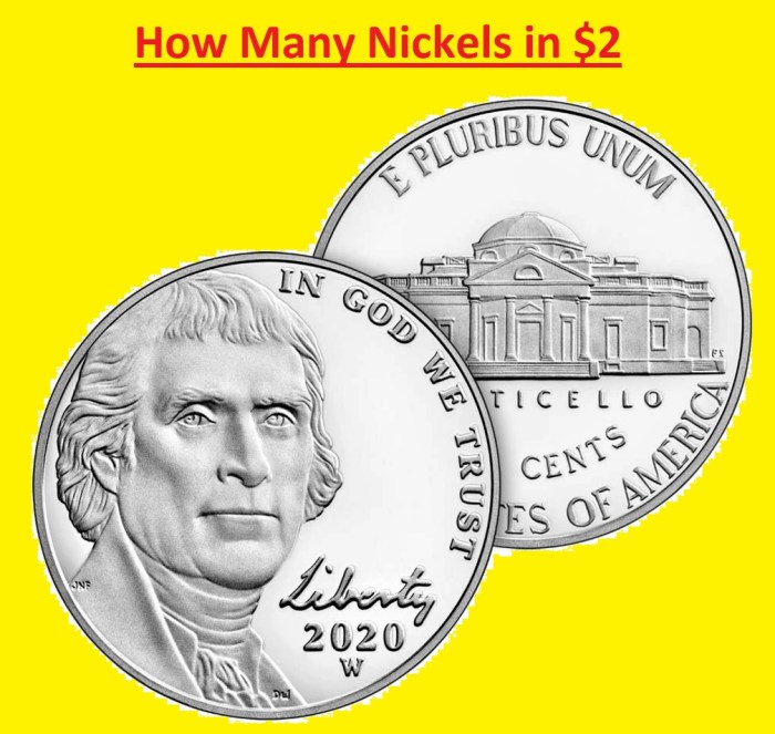 How many nickels in .50