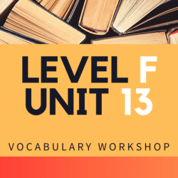 Vocabulary workshop level f unit 13