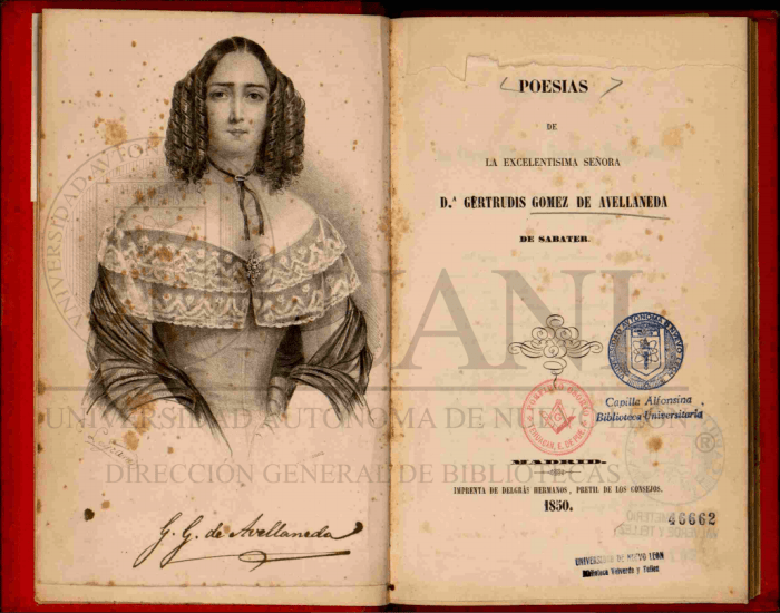 Gertrudis gomez de avellaneda al partir