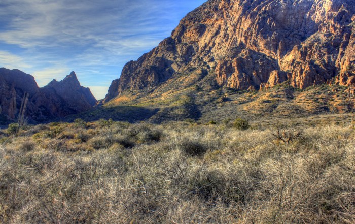 Mountains and basins of texas