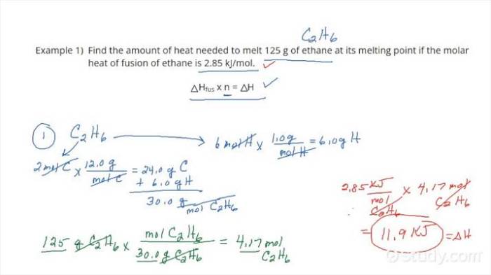 Heat of fusion and heat of vaporization worksheet